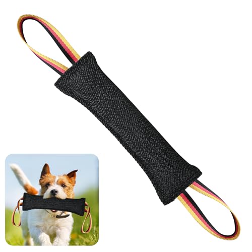 Hundespielzeug Hunde-Bisskissen, Ziehspielzeug mit 2 starken Griffen, perfekt für Tauziehen, Welpeninteraktives Spielen, reißfestes Beiß-Trainingsspielzeug für kleine, mittelgroße und große Hunde Hundespielzeug Hunde-Bisskissen, Ziehspielzeug mit 2 starken Griffen, perfekt für Tauziehen, Welpeninteraktives Spielen, reißfestes Beiß-Trainingsspielzeug für kleine, mittelgroße und große Hunde von ToLanbbt