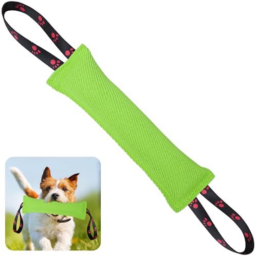 ToLanbbt Hundespielzeug Beißspielzeug aus Jute, Kissen, Ziehspielzeug mit 2 starken Griffen, perfekt für Tauziehen, Welpeninteraktives Spielen, reißfestes Beißtraining für kleine, mittelgroße und ToLanbbt Hundespielzeug Beißspielzeug aus Jute, Kissen, Ziehspielzeug mit 2 starken Griffen, perfekt für Tauziehen, Welpeninteraktives Spielen, reißfestes Beißtraining für kleine, mittelgroße und von ToLanbbt
