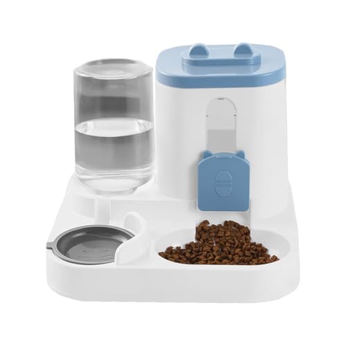 TocaFeank Automatischer Katzenfutterautomat | Futterautomat Für Trockenfutter Und Wasser - Stationärer Wasserspender Und Futternapf Für Kleine Mittelgroße Hunde Katzen Für Haus TocaFeank Automatischer Katzenfutterautomat | Futterautomat Für Trockenfutter Und Wasser - Stationärer Wasserspender Und Futternapf Für Kleine Mittelgroße Hunde Katzen Für Haus von TocaFeank
