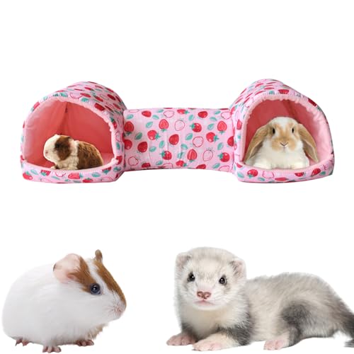 TocaFeank Hamster Versteck Haus,Hamster Versteck Betten - Maschinenwaschbares Gehege Zubehör Häuschen Für Kleintiere Chinchilla Kaninchen Frettchen von TocaFeank