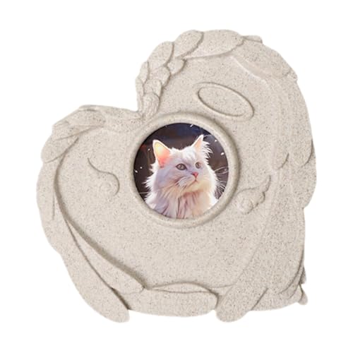 TocaFeank Hund Gedenkstein - Individueller Grabmarker Für Hunde - Friedhofsstein Mit Bildrahmen Und Sympathie-Andenken Zur Grabgestaltung TocaFeank Hund Gedenkstein - Individueller Grabmarker Für Hunde - Friedhofsstein Mit Bildrahmen Und Sympathie-Andenken Zur Grabgestaltung von TocaFeank