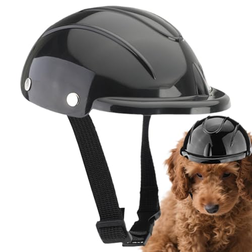 TocaFeank Hund Helm, Wasserdichter Hund Helm für Kleine Hunderassen, Winddichte Kopfbedeckung für Alle Rassen Katzen Welpen Reiten Camping Radfahren Reisen Outdoor TocaFeank Hund Helm, Wasserdichter Hund Helm für Kleine Hunderassen, Winddichte Kopfbedeckung für Alle Rassen Katzen Welpen Reiten Camping Radfahren Reisen Outdoor von TocaFeank