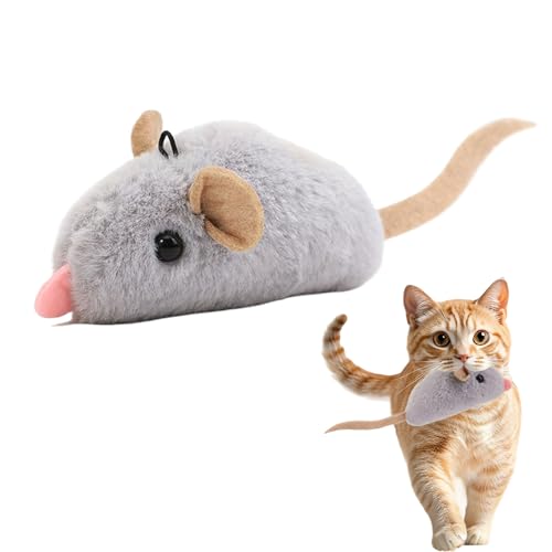 TocaFeank Indoor Katzenspielzeug - Plüschspielwaren Mit Piepgeräusch Interaktive Mäuse,Berührungsaktivierte Stofftiere Zur Beschäftigungsförderung Für Wohnungskatzen Bewegung Jagdtraining Spiel TocaFeank Indoor Katzenspielzeug - Plüschspielwaren Mit Piepgeräusch Interaktive Mäuse,Berührungsaktivierte Stofftiere Zur Beschäftigungsförderung Für Wohnungskatzen Bewegung Jagdtraining Spiel von TocaFeank