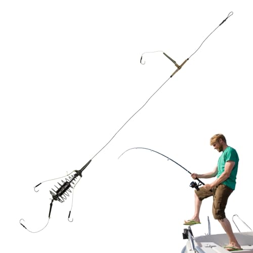 TocaFeank Köderhalter,Angelköder Falle Käfig | Fischzubehör, Köderkorb, Falle für Krebse Krabben Süß- und Salzwasser Bodenplatzierung TocaFeank Köderhalter,Angelköder Falle Käfig | Fischzubehör, Köderkorb, Falle für Krebse Krabben Süß- und Salzwasser Bodenplatzierung von TocaFeank