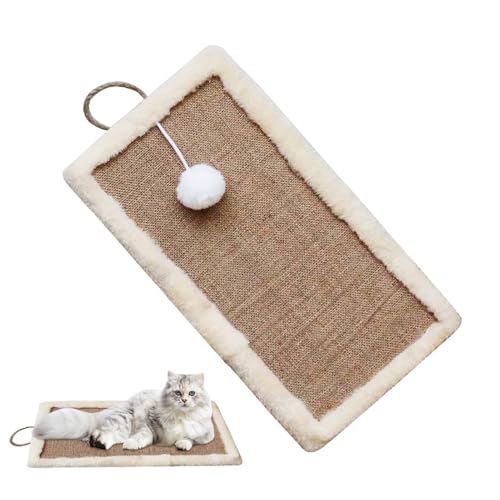 TocaFeank Kratzmatte Für Katzen,Katzen Wand Kratzbrett - Interaktives Aufhängbares Möbelschutz Spielzeug mit Ball für Kitten,Für Wohnzimmer Schlafzimmer Küche Boden Spielzeit TocaFeank Kratzmatte Für Katzen,Katzen Wand Kratzbrett - Interaktives Aufhängbares Möbelschutz Spielzeug mit Ball für Kitten,Für Wohnzimmer Schlafzimmer Küche Boden Spielzeit von TocaFeank
