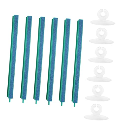 12 Stück Diffusor für Aquarien Luftausströmer mit Saugknopf Langlebig und Verschleißfest für Zierfischbecken zur Sauerstoffanreicherung von Toddmomy