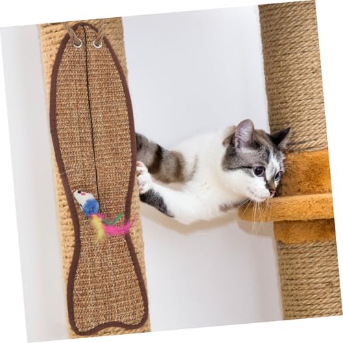 1Stück Fischförmiges Sisal Pad für Katzen Kratzmatte Schutz von Möbeln Umweltfreundliches Handgefertigtes Zufällige 1Stück Fischförmiges Sisal Pad für Katzen Kratzmatte Schutz von Möbeln Umweltfreundliches Handgefertigtes Zufällige von Toddmomy