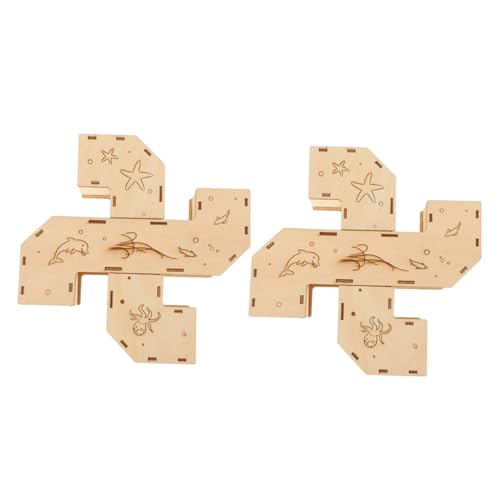 Toddmomy 2 Stücke Holz Hamster Tunnel Spielzeug Labyrinth Tunnel für Kleintiere Sicher und Langlebig für Hamster Mäuse und Zwerghamster Toddmomy 2 Stücke Holz Hamster Tunnel Spielzeug Labyrinth Tunnel für Kleintiere Sicher und Langlebig für Hamster Mäuse und Zwerghamster von Toddmomy