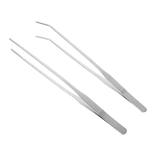 2Stücke Teiliges Pinzettenset für Aquarien Professionelle Trimmwerkzeuge für Wasserpflanzen und Langlebig für Aquascaping und Praktisch 2Stücke Teiliges Pinzettenset für Aquarien Professionelle Trimmwerkzeuge für Wasserpflanzen und Langlebig für Aquascaping und Praktisch von Toddmomy