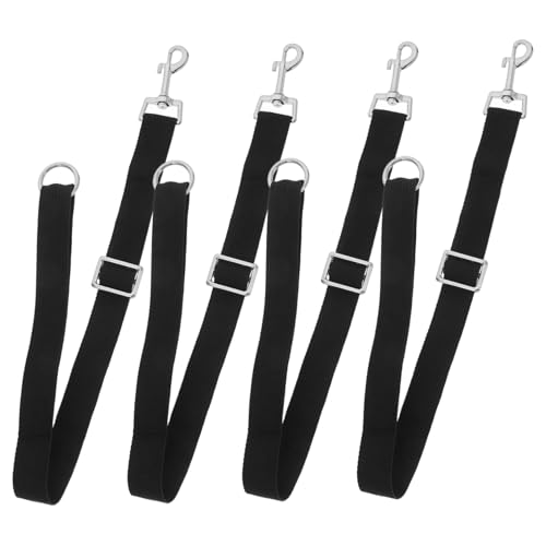 Toddmomy 4 Stück Hochfeste Nylon Eimergurte für Pferde Verstellbare Aufhängegurte für Futter und Wassereimer Multifunktionale Eimerhalter mit Eimerseil für Stall und Pferdeanhänger von Toddmomy