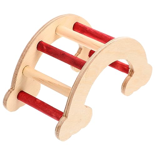 Toddmomy Hamster Leiter Spielzeug aus Holz Atmungsaktive Hamsterversteck Tunnel für Meerschweinchen Kreative Kletterleiter für Kleine Haustiere für Hamster und Chinchillas von Toddmomy