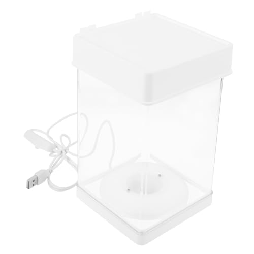 Toddmomy Klarer Kunststoff-fischtank Mit Licht Aquarium Für Goldfische Oder Garnelen Robust Und Bruchsicher Für Wohnzimmer Büro Toddmomy Klarer Kunststoff-fischtank Mit Licht Aquarium Für Goldfische Oder Garnelen Robust Und Bruchsicher Für Wohnzimmer Büro von Toddmomy