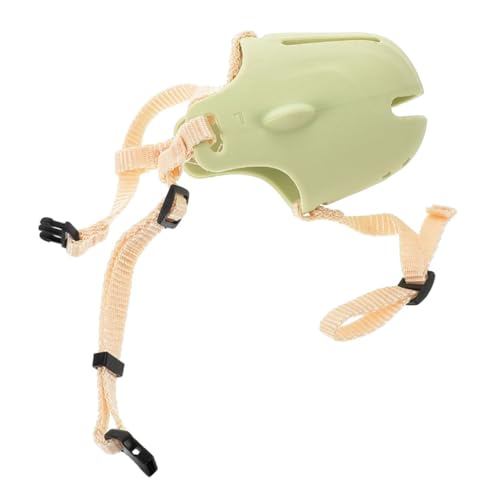 Hundemaulkorb hundekleidung hundezubehör hundefutter Maulkorb mit kurzer Schnauze Hundehalsbänder gegen Bellen Katzenmaulkorb zum Beißen für Haustiere Sport Light Green Toddmomy von Toddmomy