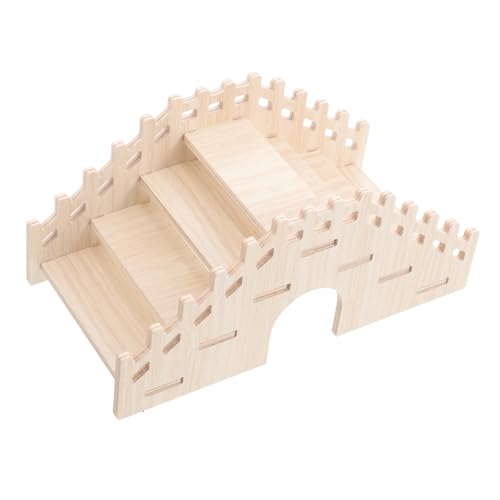 Toddmomy Hamsterleiterbrücke Holz Kletterleiter Spielzeug Für Hamster Ratten Meerschweinchen Käfigzubehör Trainingsgerät Physikaktivität Toddmomy Hamsterleiterbrücke Holz Kletterleiter Spielzeug Für Hamster Ratten Meerschweinchen Käfigzubehör Trainingsgerät Physikaktivität von Toddmomy