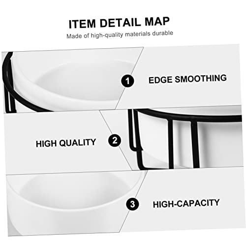 Toddmomy 1 Satz 2 Stück Katzenschüssel Doppelschale Bowls Pet Feeder Double Katzennapf Haustier -Fütterungsschale Doppelte Haustierwasserschale Keramik Toddmomy 1 Satz 2 Stück Katzenschüssel Doppelschale Bowls Pet Feeder Double Katzennapf Haustier -Fütterungsschale Doppelte Haustierwasserschale Keramik von Toddmomy