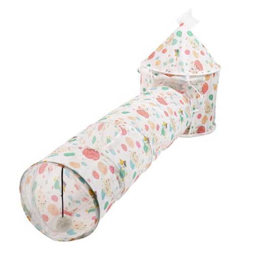 Toddmomy 1 Satz Faltbarer Katzentunnel mit Design Kreatives Spielzeugset für Katzen und Kätzchen Lustige Fördert für Drinnen und Draußen von Toddmomy