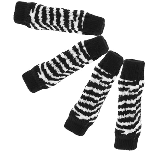 Toddmomy 1 Satz Hundesocken für Winter Warmhaltende Baumwollsocken für Hunde Schutz für Beine Atmungsaktive und Bequeme Hundesocken für Kleine Hunde für Reisen und Kälteschutz von Toddmomy
