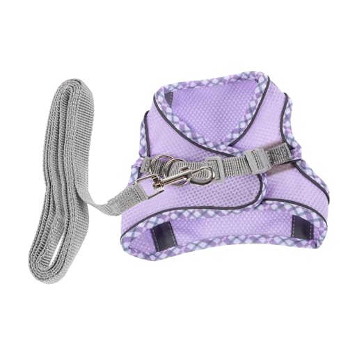 Toddmomy 1 Satz Katzenleinenweste Hundeleine hundegurt hundekragen katzenhalsbänder katzenzubehör Hundemarke für Dackel Hundemaulkorb katzenklo Hund anspannen Hundezubehör Polyester Violett Toddmomy 1 Satz Katzenleinenweste Hundeleine hundegurt hundekragen katzenhalsbänder katzenzubehör Hundemarke für Dackel Hundemaulkorb katzenklo Hund anspannen Hundezubehör Polyester Violett von Toddmomy