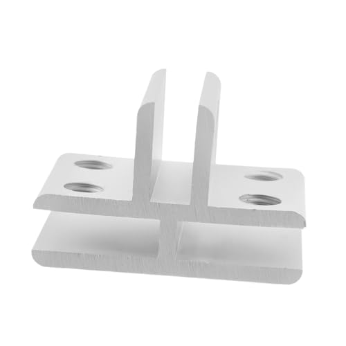 Toddmomy 1 Satz Pflanzkasten mit festem Clip Glasverbinder Abdeckungsclips für Terrarienabdeckungen Glasgeländerklemme Glasschienenklemmen Klemme für Glasscheiben Aluminiumlegierung Silver von Toddmomy
