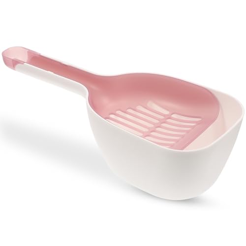 Toddmomy 1 Satz Schaufel für Katzenstreu Leicht Wurf Werkzeug sauber drinnen cat Litter Scoop katzenstreuschaufeln Schaufel für Haustierstreu Abfallschaufel für den Haushalt Plastik Rosa von Toddmomy