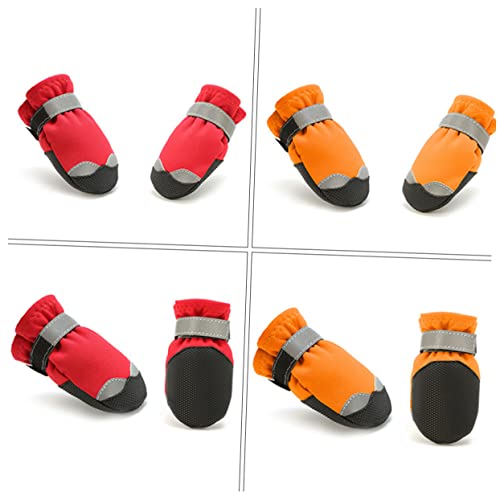 Toddmomy 1 Satz Schneehundestiefel Paws pfotenschutz Schuhe für hundepfoten Hundeschuhe mit waschbarem Material groß klein Wasser Outdoor-Schuhe für Hunde Pfotenschutz für Hunde Nylon Black von Toddmomy