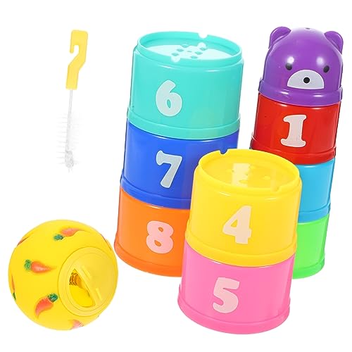 Toddmomy 1 Satz Stapelbecher für Kaninchen Bunte Futter und Beschäftigungsspielzeuge mit Reinigungsbürste Platzsparendes Design Beschäftigung für Kleine Haustiere Toddmomy 1 Satz Stapelbecher für Kaninchen Bunte Futter und Beschäftigungsspielzeuge mit Reinigungsbürste Platzsparendes Design Beschäftigung für Kleine Haustiere von Toddmomy