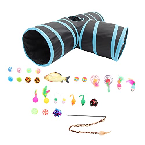Toddmomy 1 Satz lustiges Katzenspielzeug Katzen interaktive Spielzeuge Tunnel Interaktives für Katzen interaktives katzenspielzeug Plüschtiere Kätzchenspielzeug Polyester von Toddmomy