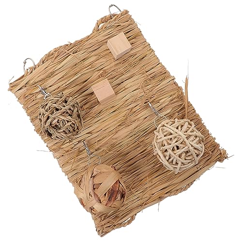 Toddmomy 1satz Kaninchen-Matte Aus Heu Teiliges Für Kleintiere Zum Kauen Spielen Und Entspannen Geeignet Für Hamster Meerschweinchen Und Vögel Toddmomy 1satz Kaninchen-Matte Aus Heu Teiliges Für Kleintiere Zum Kauen Spielen Und Entspannen Geeignet Für Hamster Meerschweinchen Und Vögel von Toddmomy