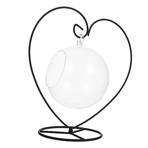 Toddmomy 1satz Hängender Eisen-ständer Für Glasballornamente Herzform Vase Für Terrarium Und Pflanzen Stabiler Tischhalter Für Dekoration Und Pflanzenpflege Für Zuhause Und Hochzeiten von Toddmomy
