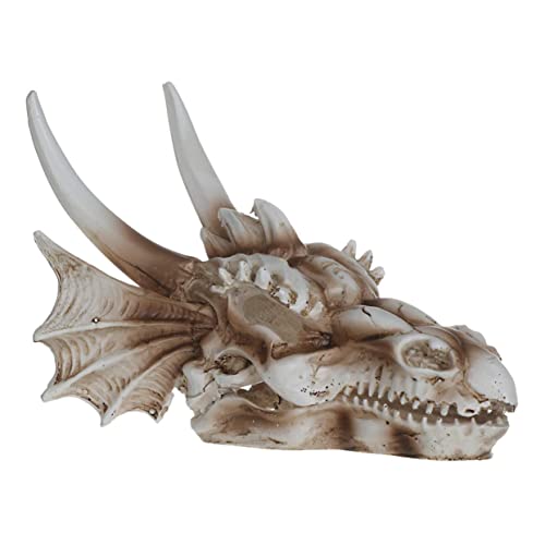 Toddmomy 1 Stück Dinosaurier-schädel-Ornament Terrariendekorationen Reptil Schickes Handwerk Schickes Aquariendekor Kreative Totenkopfdekoration Aquarienschädeldekor Künstliches Harz von Toddmomy