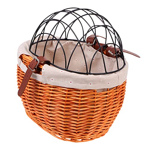 Toddmomy 1 Stück Fahrradkorb Rattan für Haustiere Handgewebter Frontkorb für Katzen Große Kapazität Wasserabweisend für Einkäufe und Ausflüge Variabel Zufällige Farbe Toddmomy 1 Stück Fahrradkorb Rattan für Haustiere Handgewebter Frontkorb für Katzen Große Kapazität Wasserabweisend für Einkäufe und Ausflüge Variabel Zufällige Farbe von Toddmomy