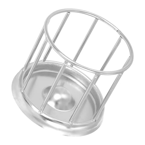 Toddmomy 1 Stück Futterstelle Für Schildkröten Bausatz Schildkröte Bettwäsche Schildkrötentisch Reptilienschalen Schildkröte Zubehör Einweichschale Für Schildkröten Rostfreier Stahl Silver von Toddmomy