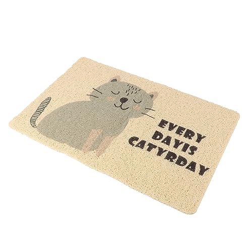 Toddmomy 1 Stück Haustier Katzentoilette Pads Kissen für Hund Katze Matte Nest Hallo Unterlage gepolstert Matten drinnen Pet Pad Cat PVC Grey von Toddmomy