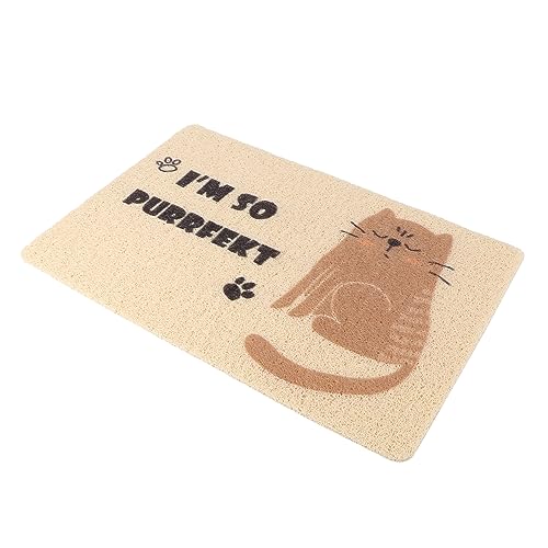 Toddmomy 1 Stück Haustier Katzentoilette Unterlage Saugfähig Kissen Wurf Müllmatte Groß Katzenhund Drinnen Plüsch Futtermatte Für Katzen Haustierfuttermatte Chocolate PVC Toddmomy 1 Stück Haustier Katzentoilette Unterlage Saugfähig Kissen Wurf Müllmatte Groß Katzenhund Drinnen Plüsch Futtermatte Für Katzen Haustierfuttermatte Chocolate PVC von Toddmomy