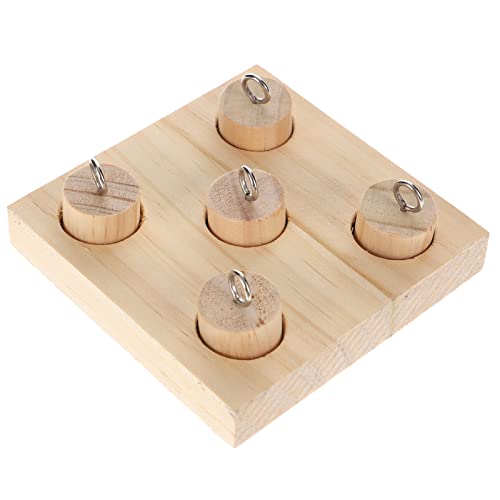 Toddmomy 1 Stück Holz-Puzzle-Spielzeug Für Die Futtersuche Von Vögeln: Interaktives Spielzeug Zur Geistigen Bereicherung Für Vögel Futterspender Für Vogelstangen Ständer Für Papageien von Toddmomy