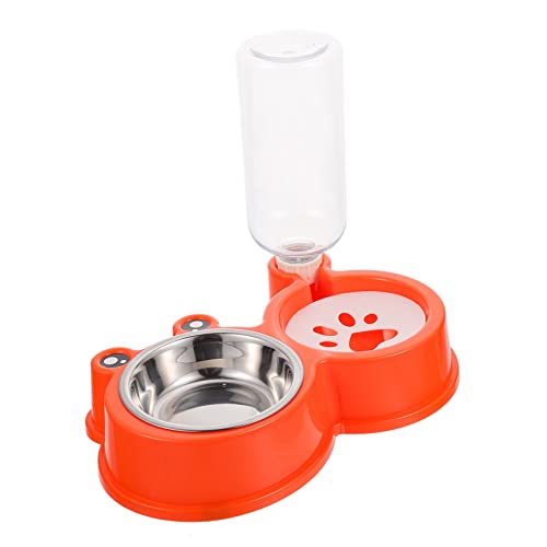 Toddmomy 1stück Automatischer Wasserspender Für Katzen Und Kleine Bis Mittelgroße Hunde rutschfeste Futterschüssel Futter Und Wassernapf Für Haustierbedarf Kein Umkippen von Toddmomy