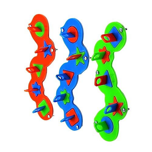 Toddmomy 1stück Papageien-Spielzeug Für Vögel Kauspielzeug Für Papageien Und Wellensittiche Buntes Sicheres Bird Grinding Toy Geistigen Aktivität Für Zuhause Und Tierhandlungen von Toddmomy
