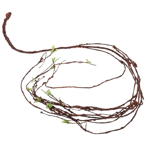 Toddmomy Reptilien Kletterpflanze Künstliche Rattan-weinrebe Für Terrarium-Dekoration Für Geckos Eidechsen Und Andere Reptilien Leicht Zu Installieren Und Pflegen Sorgt Für Naturnahes von Toddmomy
