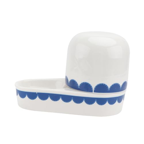 Toddmomy 1 Stück Trinkbrunnen aus Keramik Hasen Zubehör hasenzubehör hasentrinkflaschen schüssel Keramik pet Bowl Küken Haustiernapf Hund Haustierwasserschale Wassernapf für Kaninchen Blue von Toddmomy