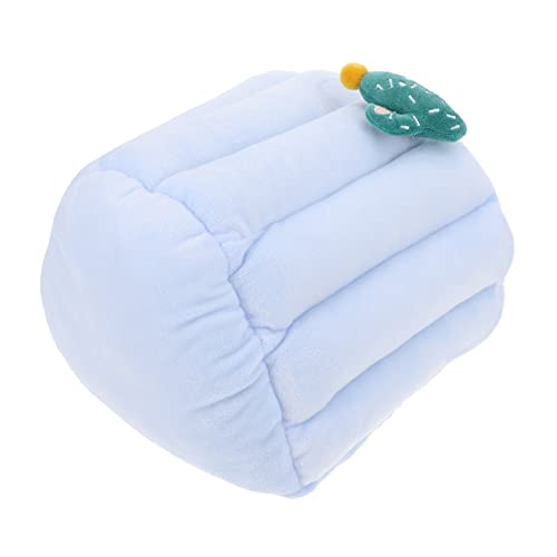 Toddmomy 1 Stück Warmes Baumwollnest Meerschweinchen Kuschelsack Haustier Meerschweinchen Heu Meerschweinchenvlies hamsterbett einhelll Hamster warmes Nest Warmes Hamsterhaus Baumwolle Blue von Toddmomy