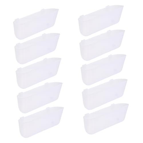 Toddmomy 10 Stück Automatische Taubentröge Hühnerwasserbecher Lagerbehälter Für Haustiere Lebensmittel Kaninchenfutter Für Käfige Bausatz Meerschweinchen Wassernapf Vlies Ratte Weiß Plastik von Toddmomy