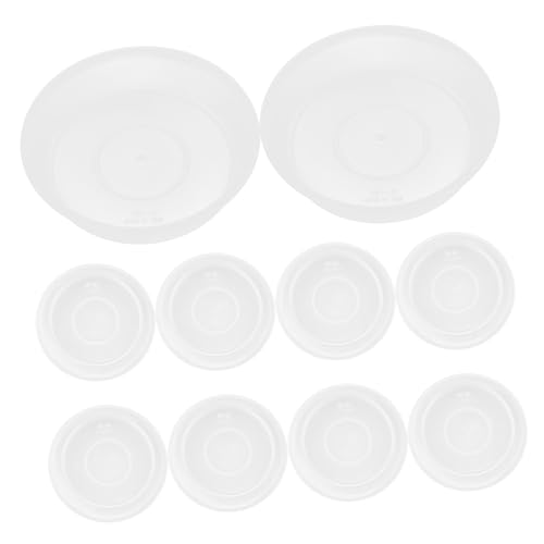 Toddmomy 10stücke Kunststoff-untersetzer Für Pflanzen Klare Tropfschalen Für Blumentöpfe Zum Auffangen Von Wasser Stabil Und Langlebig Für Optimale Pflanzenpflege von Toddmomy
