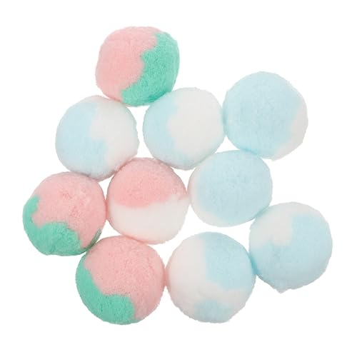 Toddmomy 10 Stück Spielzeugball Doppelfarbe Katzenspielzeug mit beweglichem Ball Fuzzy-Bälle für Katzen Haustier Katze Spielzeugball Kätzchenspielzeug Plüsch Zufällige Farbe Toddmomy 10 Stück Spielzeugball Doppelfarbe Katzenspielzeug mit beweglichem Ball Fuzzy-Bälle für Katzen Haustier Katze Spielzeugball Kätzchenspielzeug Plüsch Zufällige Farbe von Toddmomy