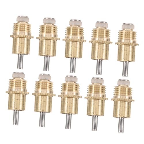 Toddmomy 10 Stück Teiliges Kaninchen Tränke mit Kupferkopf Tropffreies Automatisches Wasser Nippelventil für Kaninchenkäfige und Außenbereiche Einfache Wasseraufnahme und Auslaufsicher von Toddmomy