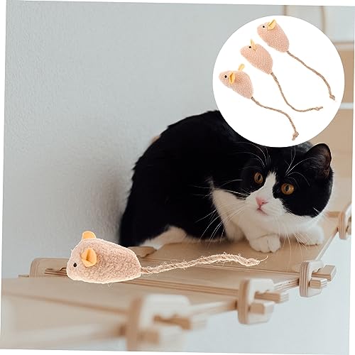 Toddmomy 10 Stück Teiliges Katzenmäuse aus Weichem Plüsch Interaktives Indoor Katzenspielzeug Mäuseform Leichtes Lustiges Kuscheltier für Katzen Kratzen und Tragen Toddmomy 10 Stück Teiliges Katzenmäuse aus Weichem Plüsch Interaktives Indoor Katzenspielzeug Mäuseform Leichtes Lustiges Kuscheltier für Katzen Kratzen und Tragen von Toddmomy