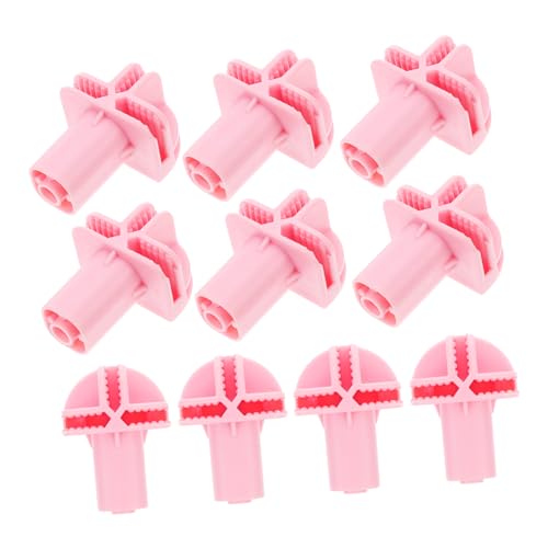 Toddmomy 10 Stücke Spinner Rad Adapter Rosa Vogel Käfig Rollende Räder Adapter Lenkrolle Ersatz Ersatz Lenkrollen Teile Abs von Toddmomy