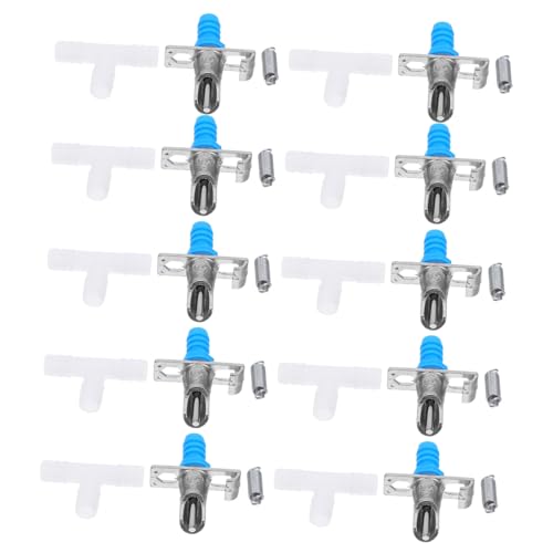 Toddmomy Kaninchen Wasserspender 10 Stück Automatische Tränke Metall Trinkhilfe für Kleintiere Spritzwassergeschützt Robust und Langlebig Toddmomy Kaninchen Wasserspender 10 Stück Automatische Tränke Metall Trinkhilfe für Kleintiere Spritzwassergeschützt Robust und Langlebig von Toddmomy