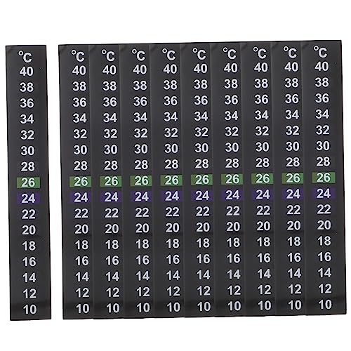 Toddmomy 10Stücke Aquarium Thermometer Aufkleber Farbwechselnde Flüssigkristall Thermometer für Fischtanks Batteriefrei Verwenden Toddmomy 10Stücke Aquarium Thermometer Aufkleber Farbwechselnde Flüssigkristall Thermometer für Fischtanks Batteriefrei Verwenden von Toddmomy