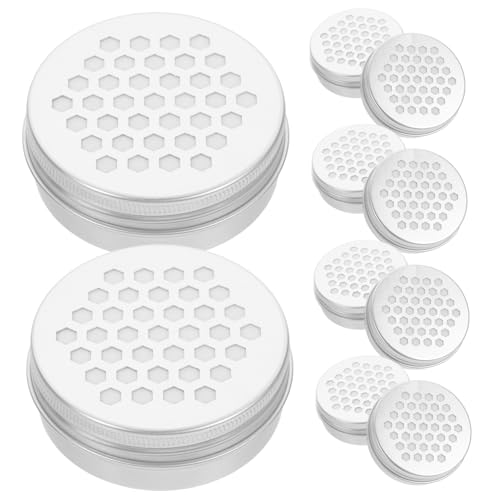 Toddmomy 10Stücke Aroma Diffusor Aluminium Duftspender mit Deckel Eleganter Raumduft für Schlafzimmer und Wohnzimmer Kompakte von Toddmomy