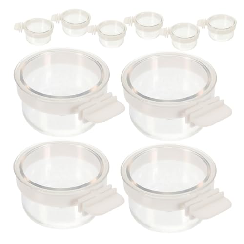 Toddmomy 10Stücke Teiliges Acryl Vogelfutterbechern für Papageien und Nymphensittiche Hängbare Futternäpfe mit Wasserspender für Vogelkäfige zu Reinigen und Langlebig Toddmomy 10Stücke Teiliges Acryl Vogelfutterbechern für Papageien und Nymphensittiche Hängbare Futternäpfe mit Wasserspender für Vogelkäfige zu Reinigen und Langlebig von Toddmomy